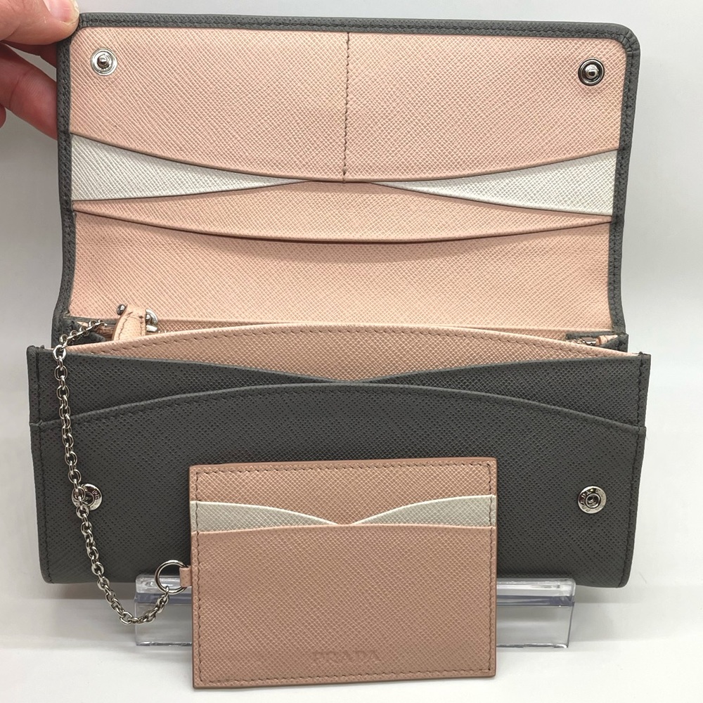 Limited Edition PRADA Tri-color Long Wallet